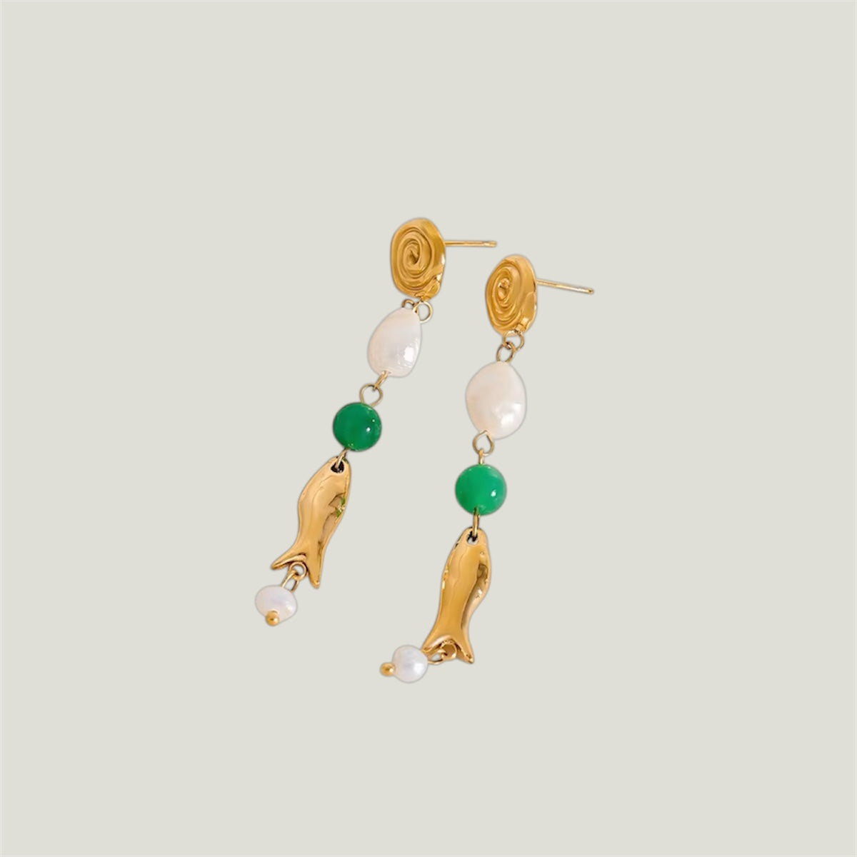 Fish Tassel Earrings