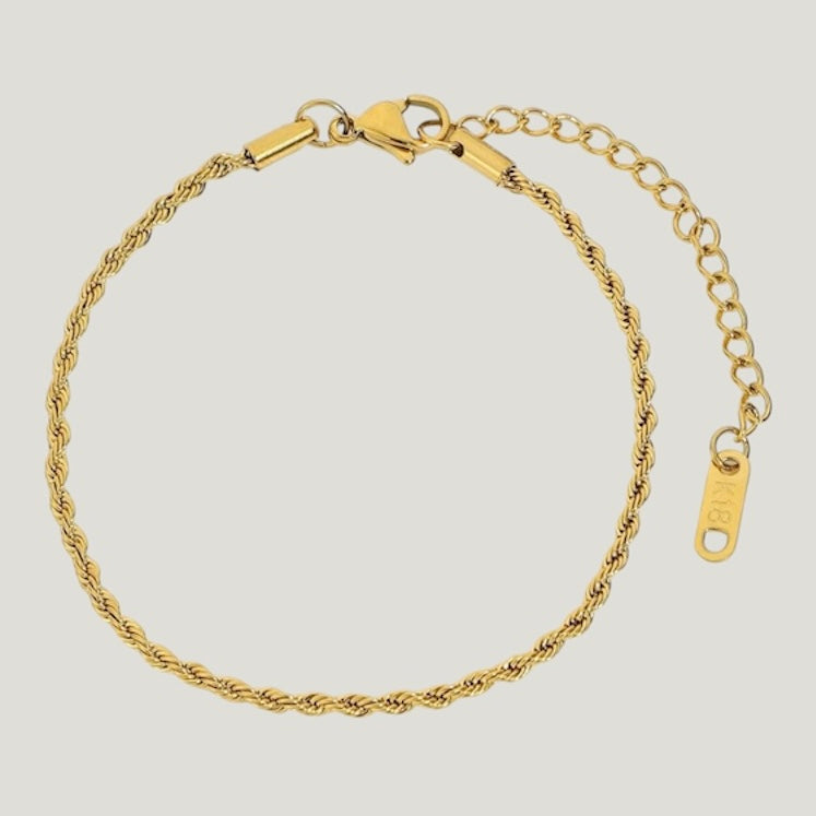 2mm Rope chain bracelet