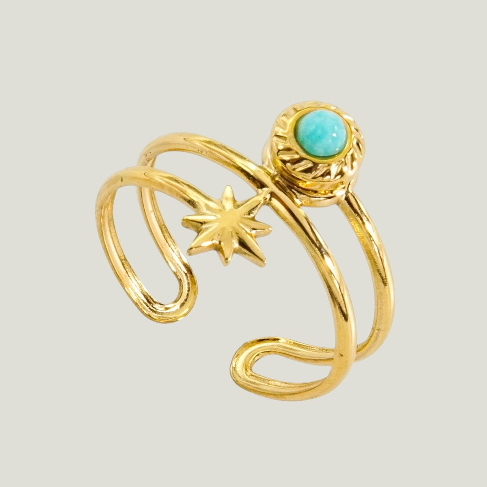 Turquesa Adjustable Ring