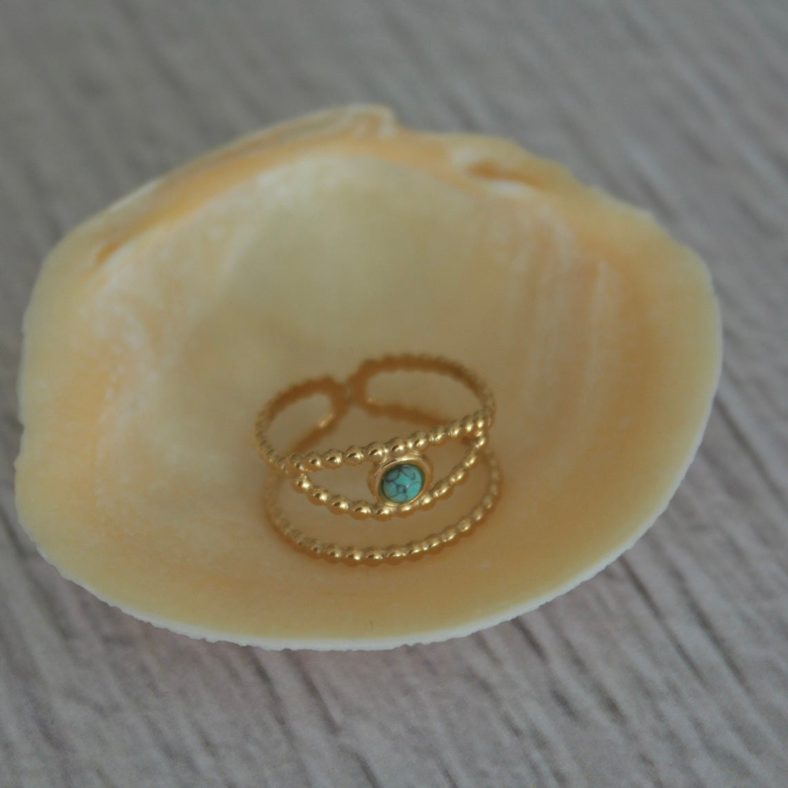 Turquesa Adjustable Ring