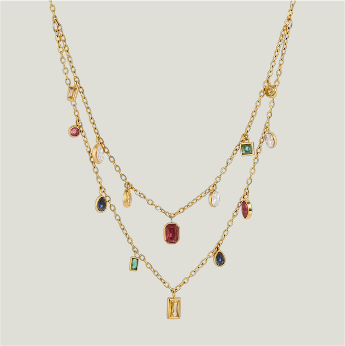 Colorful Layered Necklace
