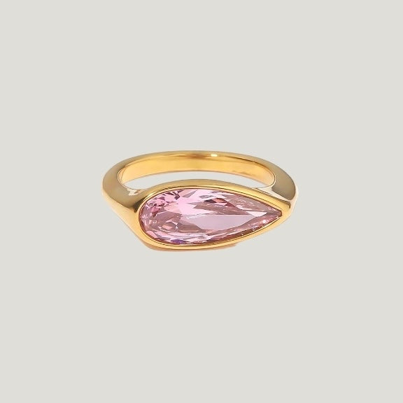 Pink Drop Ring