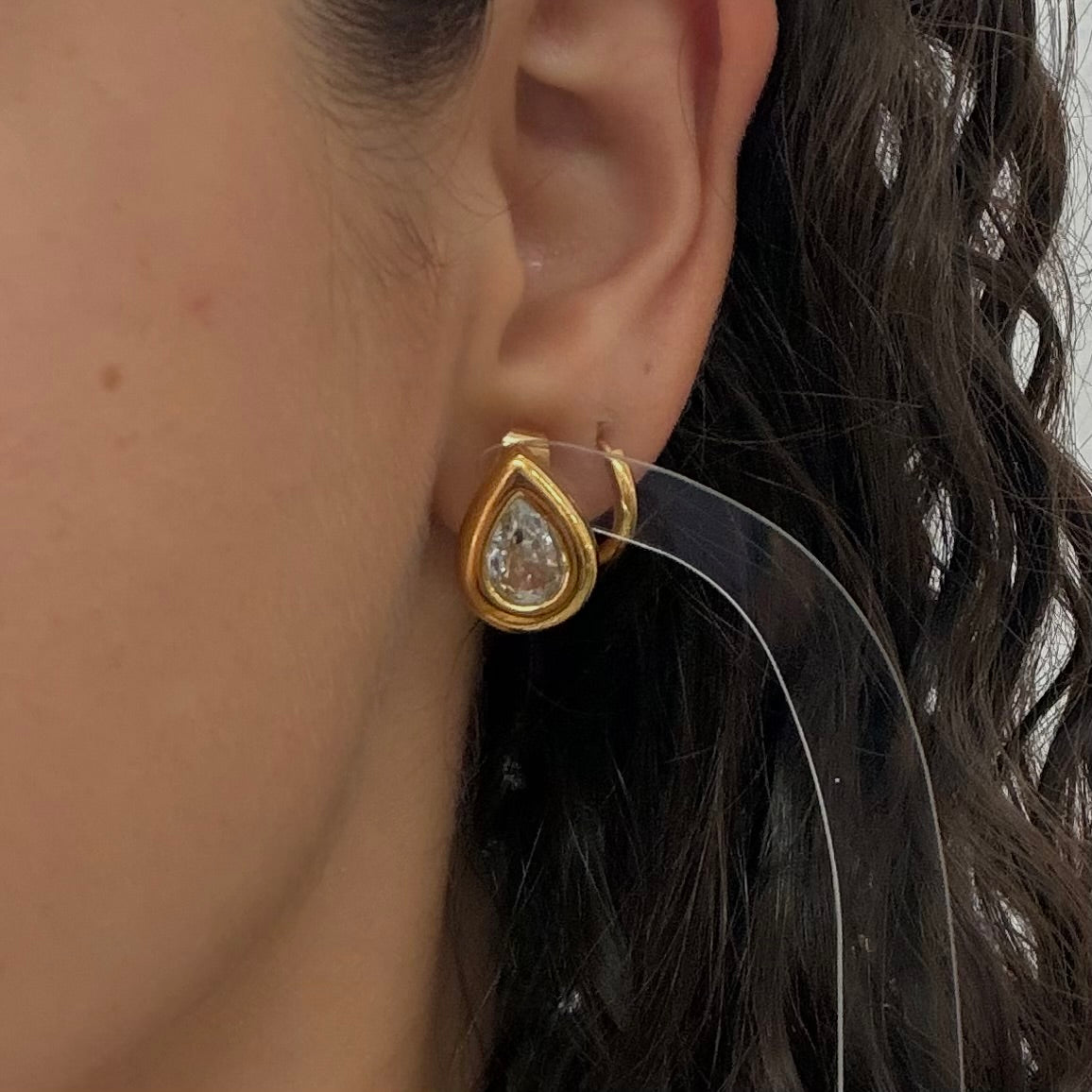 Zirconia Drop Studs