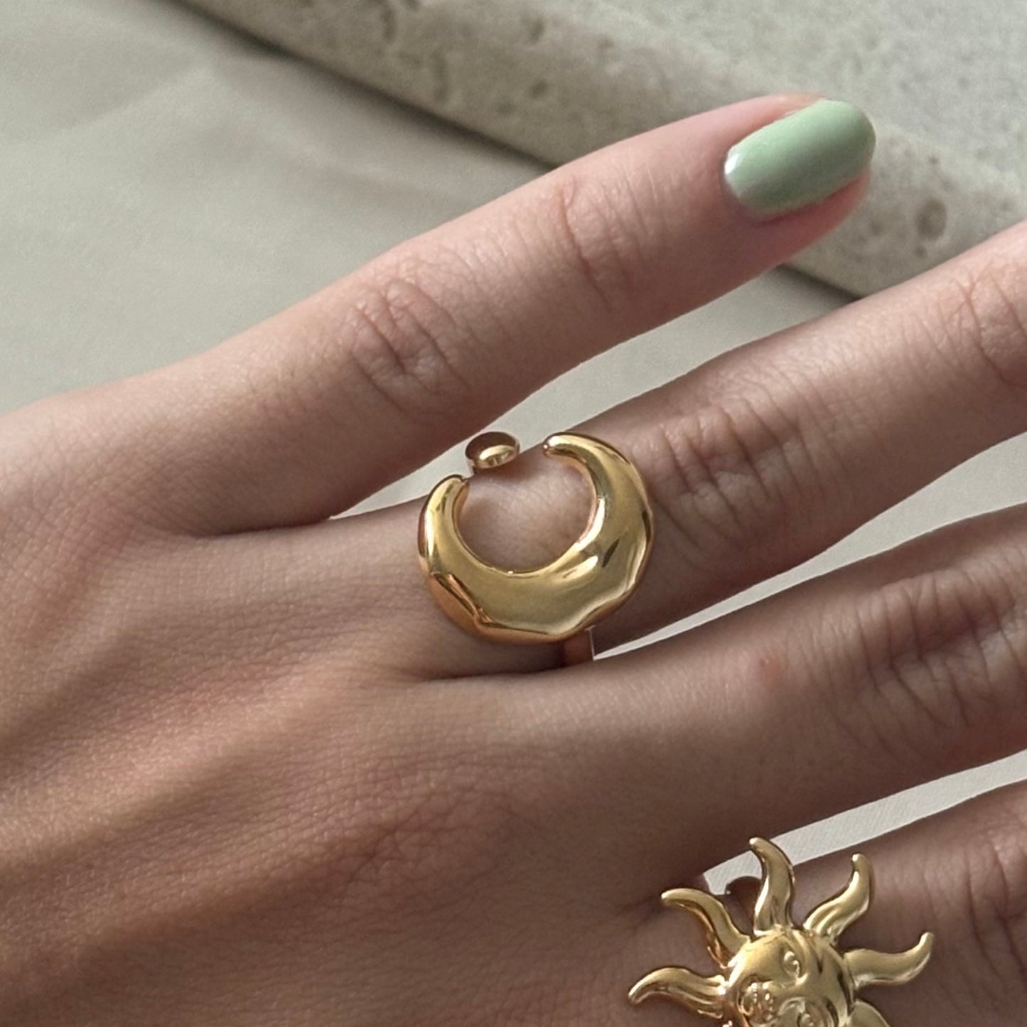 Luna Adjustable Ring
